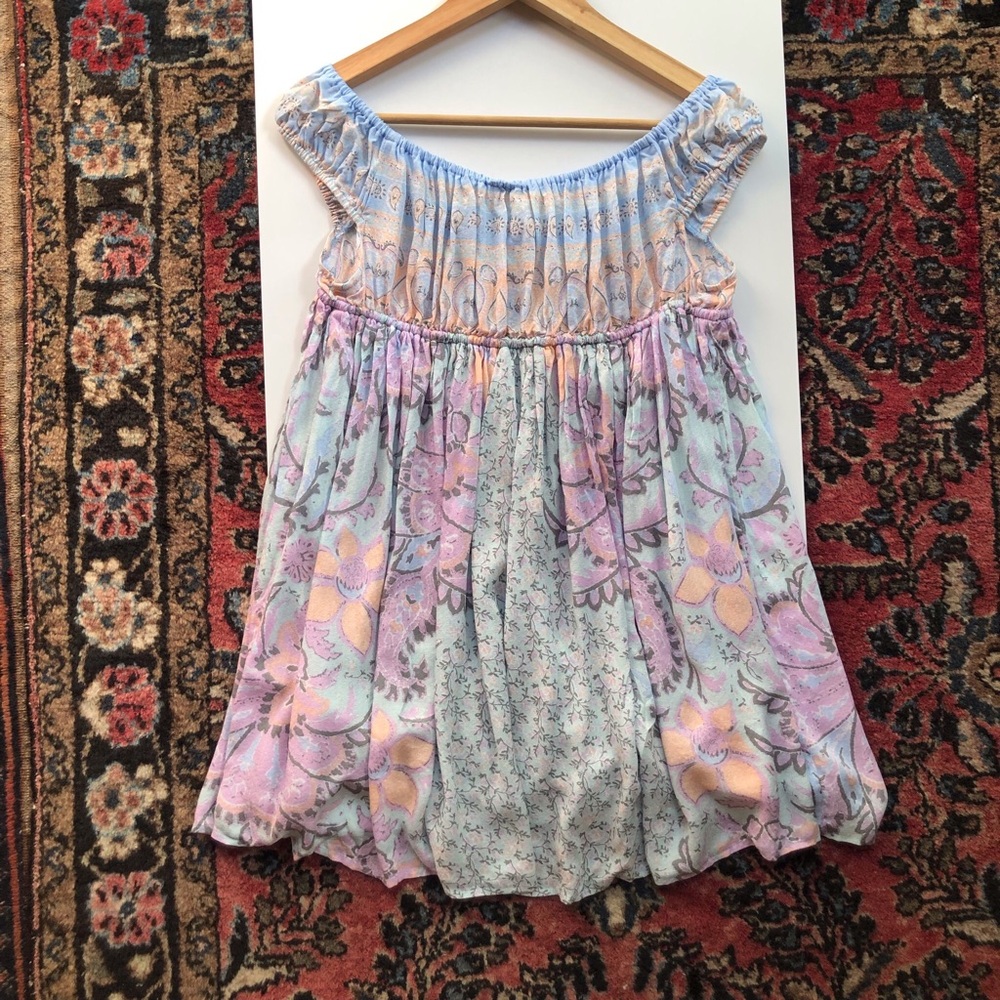 NEW Free People Pastel Bali Mariposa Slip Dress S - Picture 6 of 8